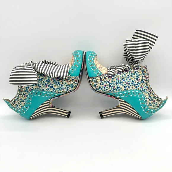 Irregular Choice Abigail's 3rd Party Heels EUR 38 Blue Coquette Victorian Avant - Picture 5 of 8